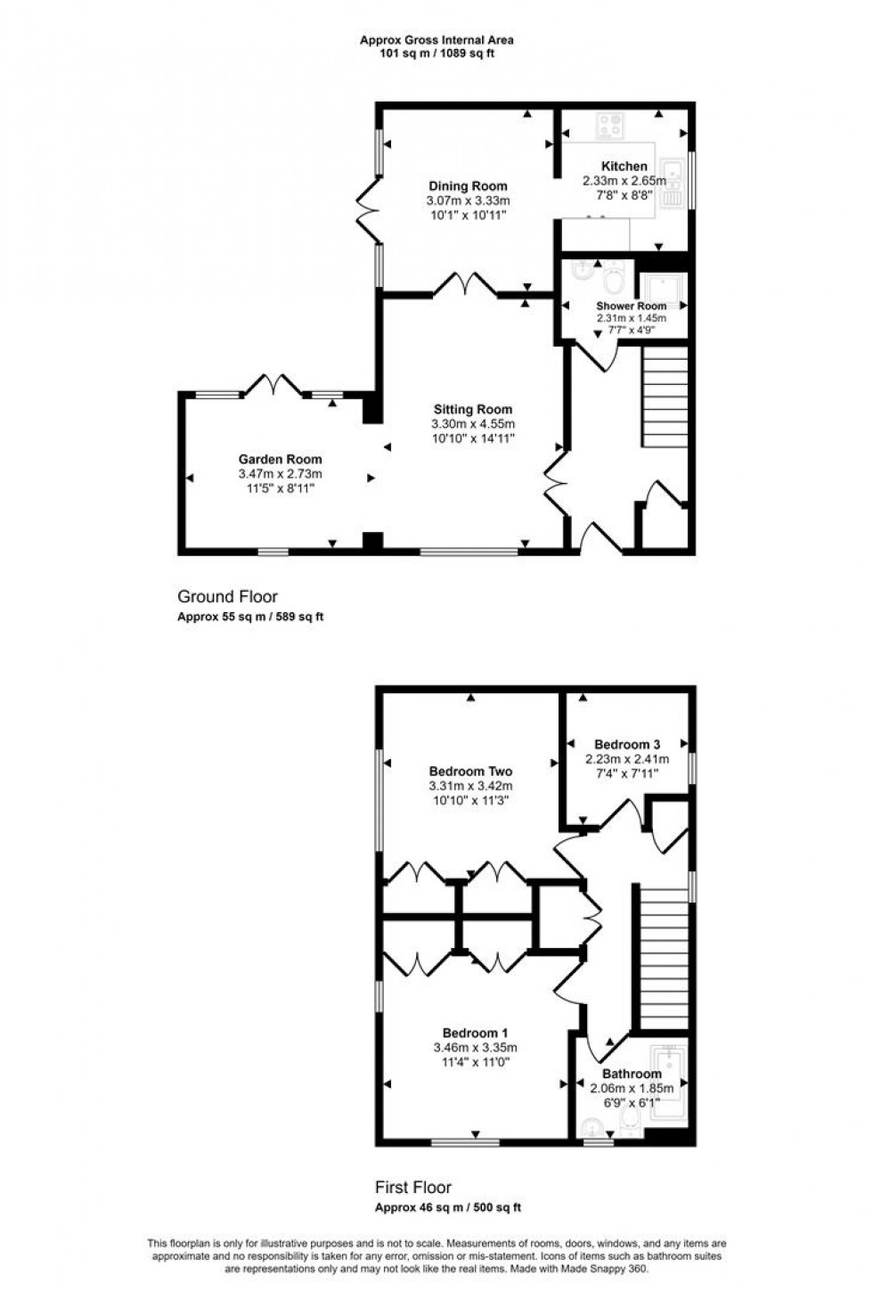 Floorplan for St. Michaels View, Mere, Warminster