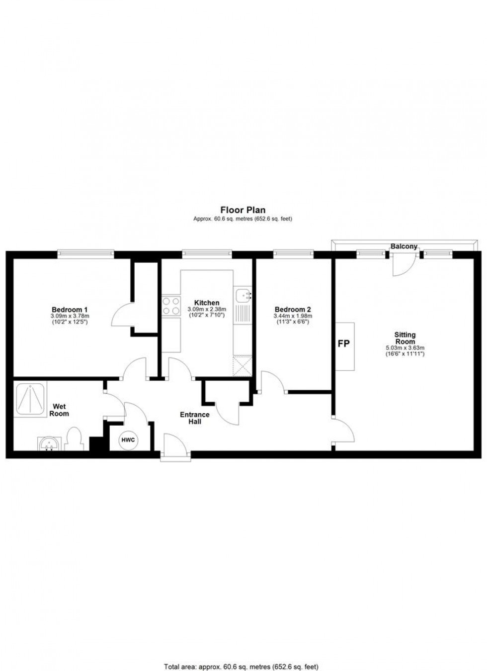 Floorplan for Barnaby Mead, Gillingham