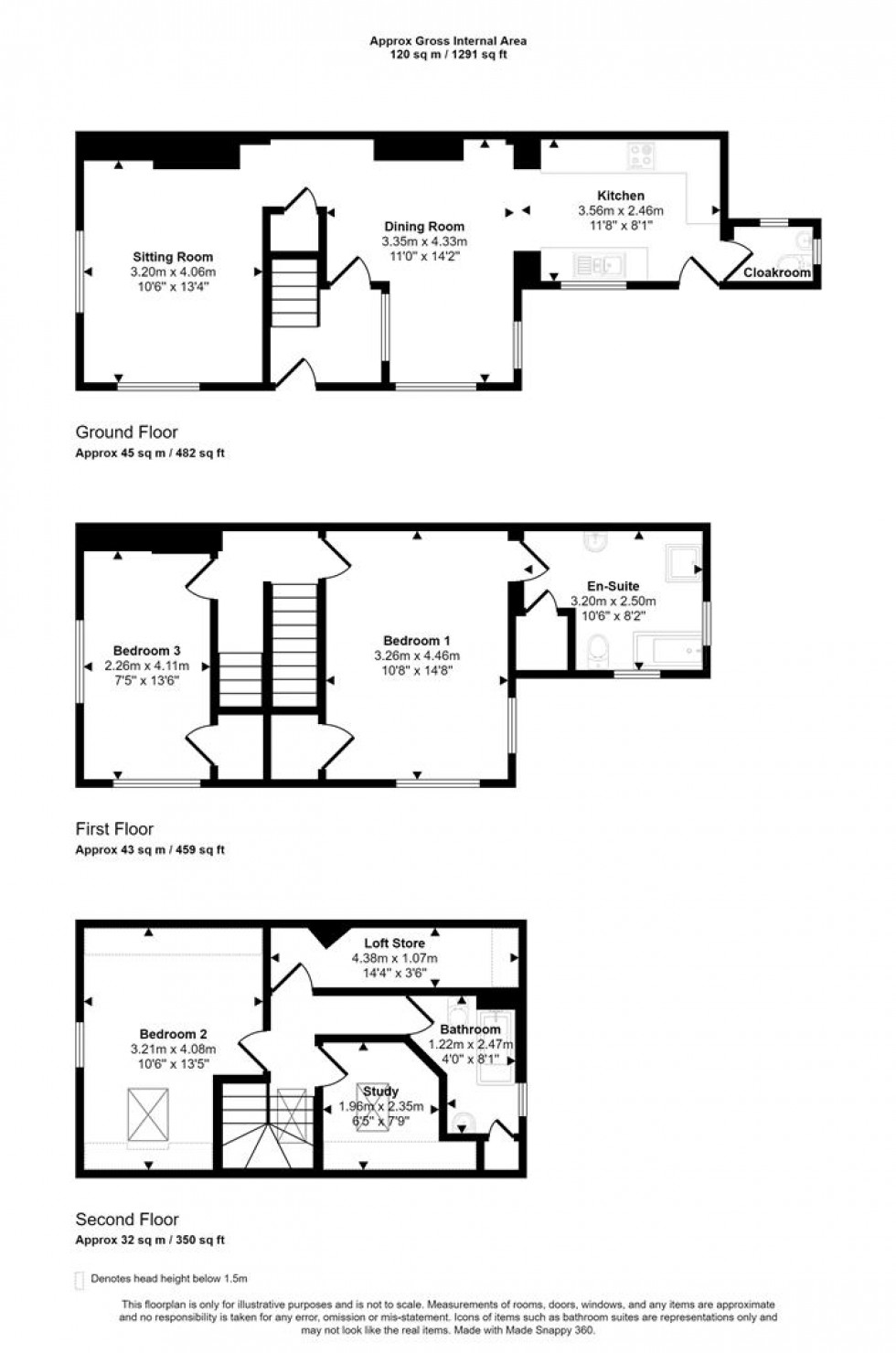 Floorplan for Fifehead Magdalen, Gillingham