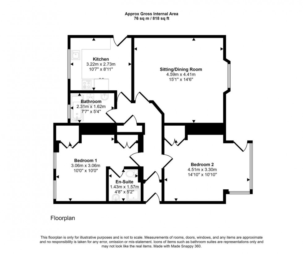 Floorplan for Newbury, Gillingham