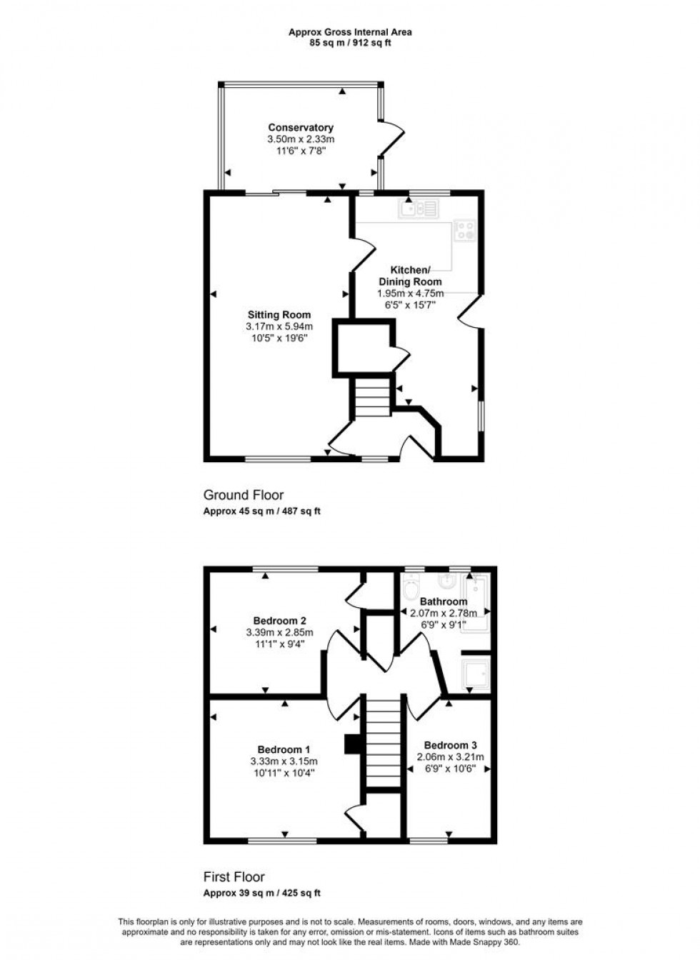 Floorplan for Stourton Caundle, Sturminster Newton