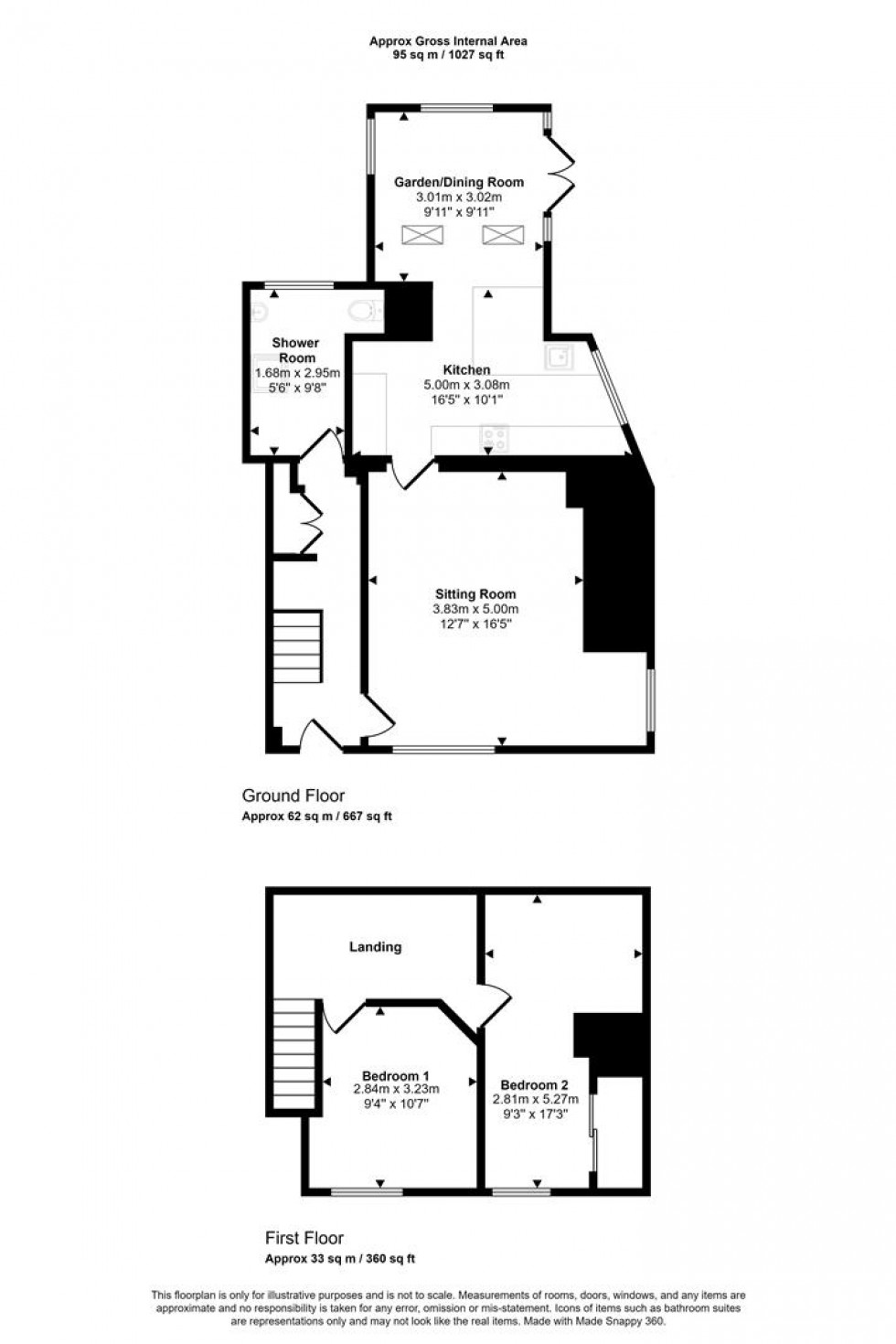 Floorplan for 80 Higher Street, Okeford Fitzpaine, Blandford Forum