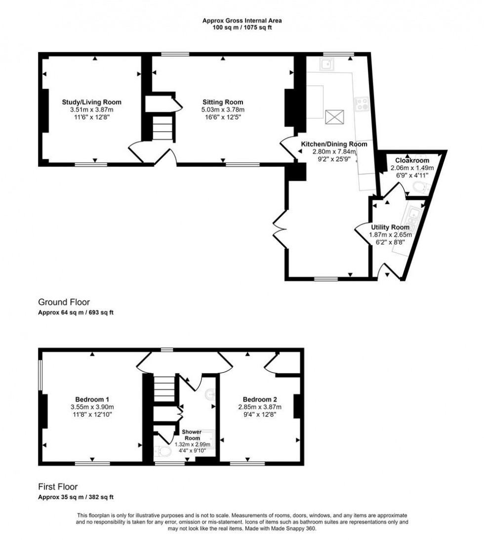 Floorplan for Yenston, Templecombe