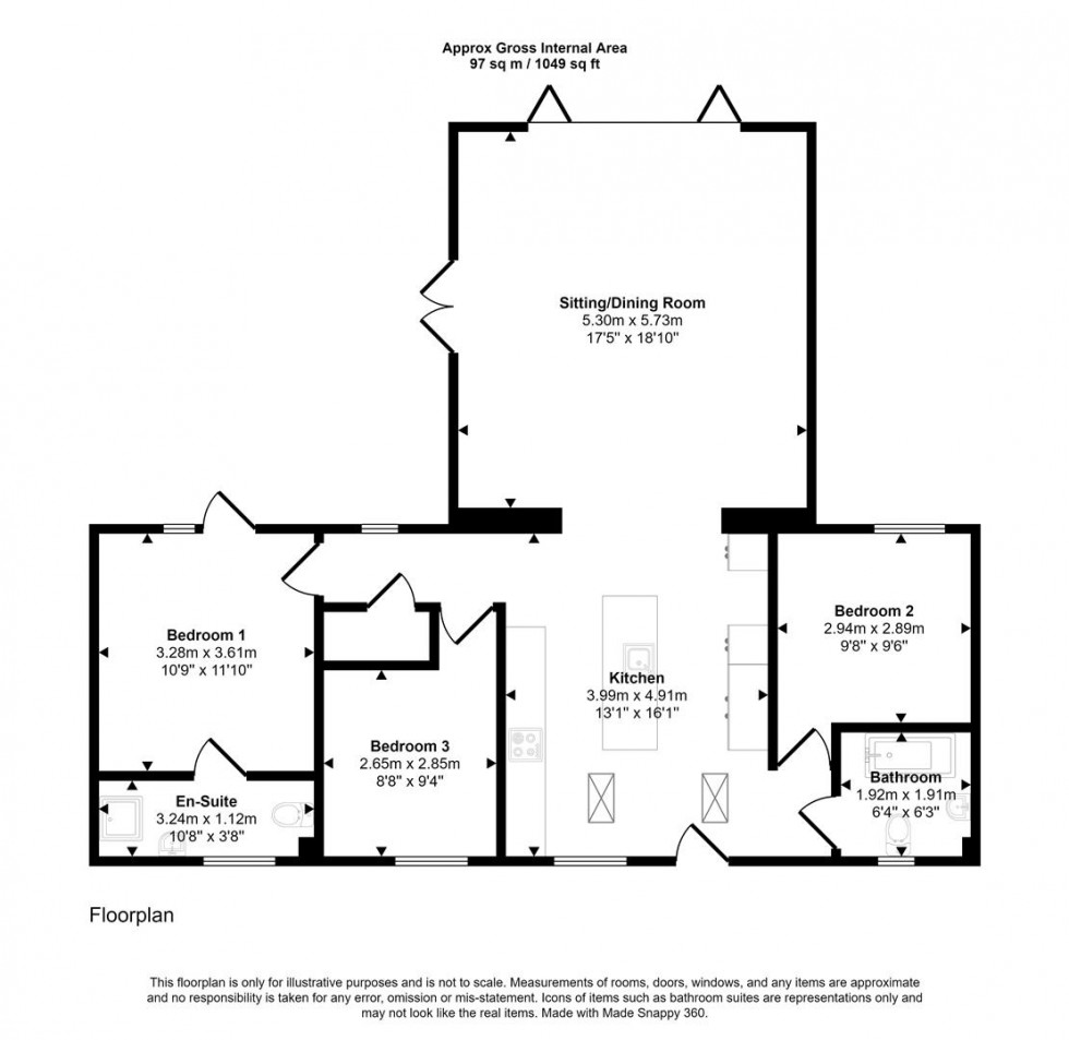 Floorplan for Plumber Farm, Plumber, Sturminster Newton