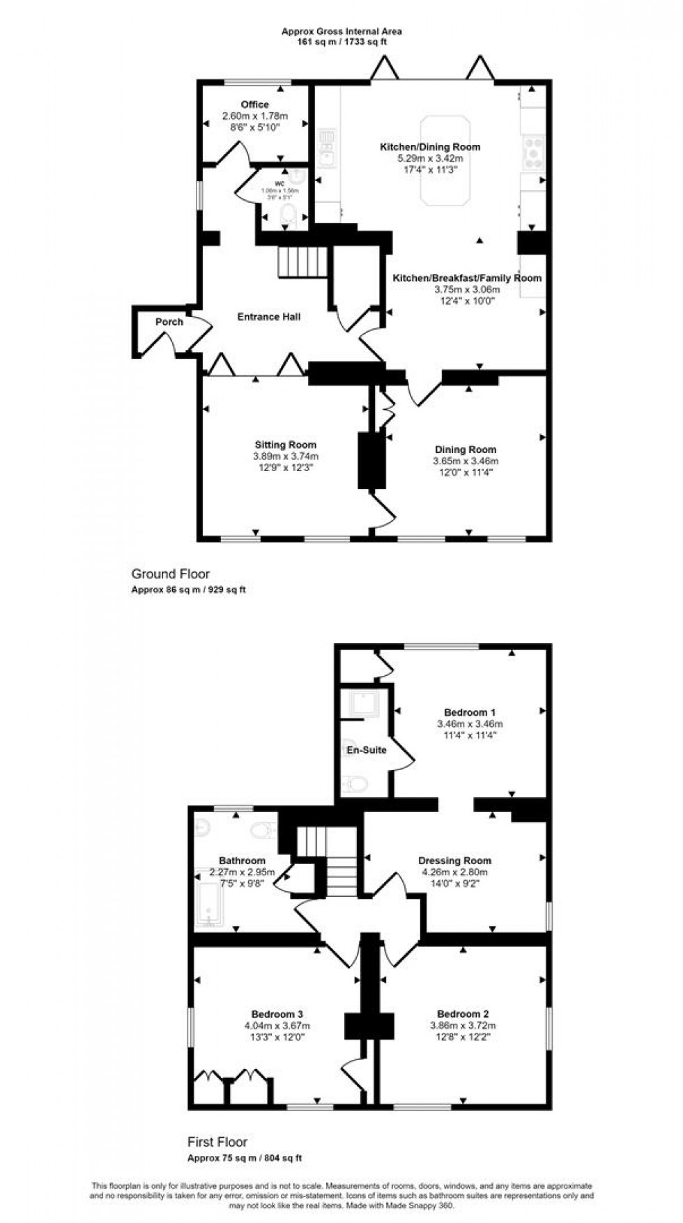 Floorplan for Stourton Caundle, Sturminster Newton