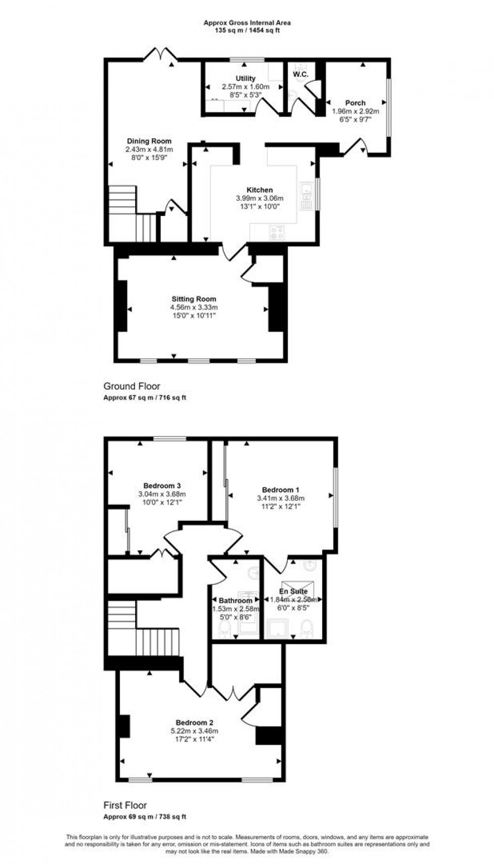 Floorplan for East Stour, Gillingham