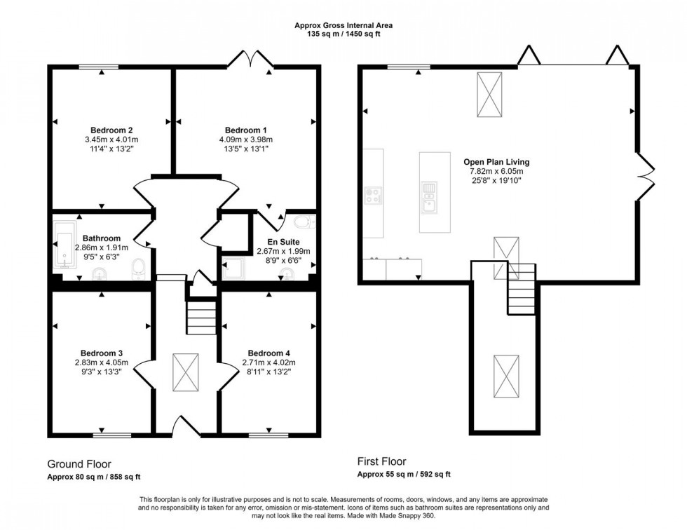 Floorplan for Plumber Farm, Plumber, Sturminster Newton