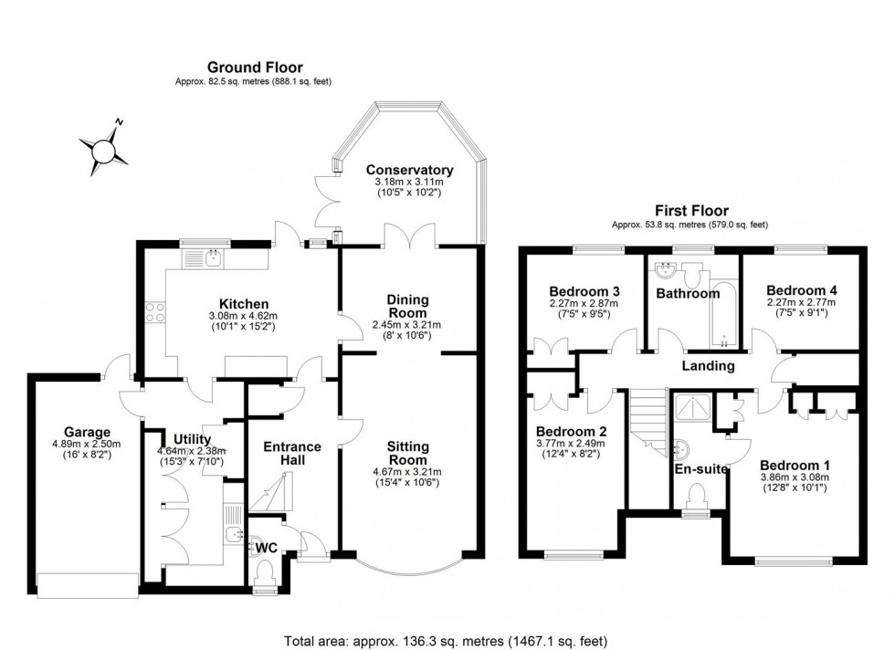 Floorplan for Cherryfields, Gillingham