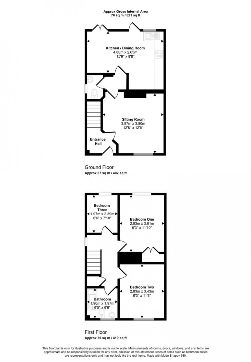 Floorplan for Tolbury Mill, Bruton