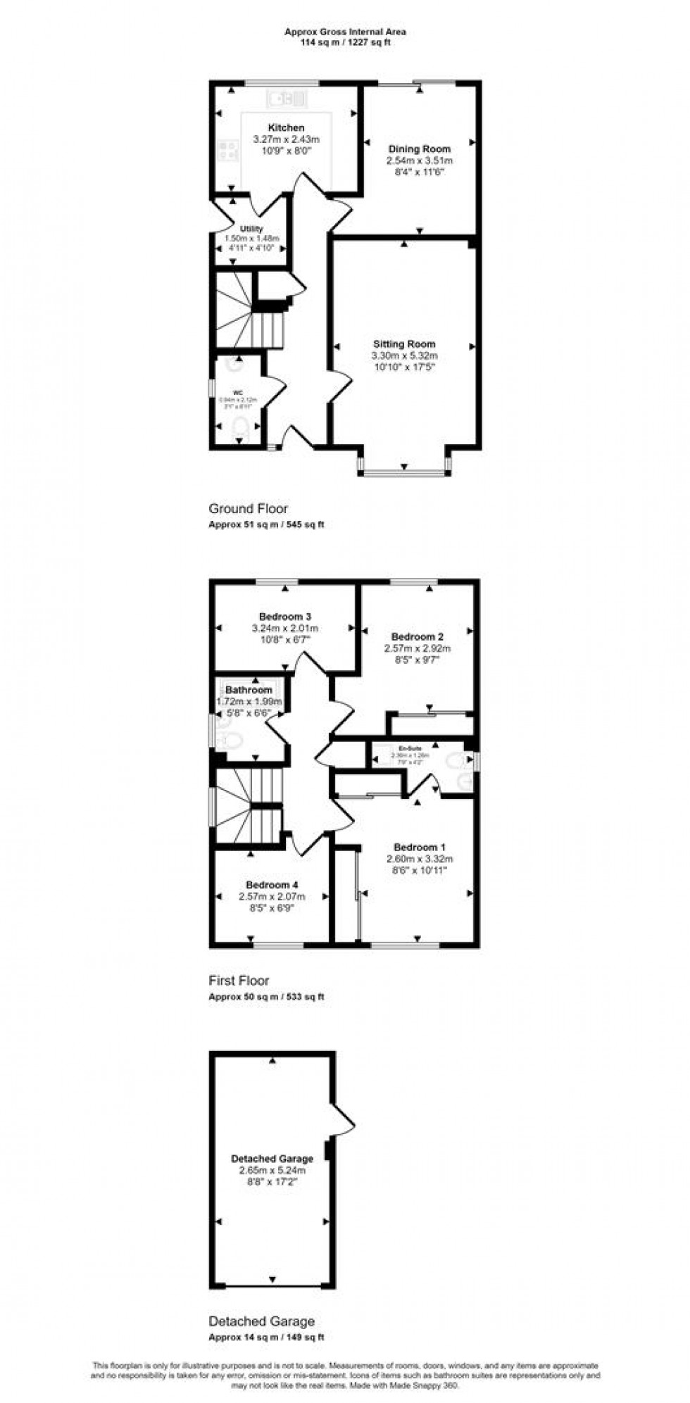 Floorplan for Bowey, Okeford Fitzpaine