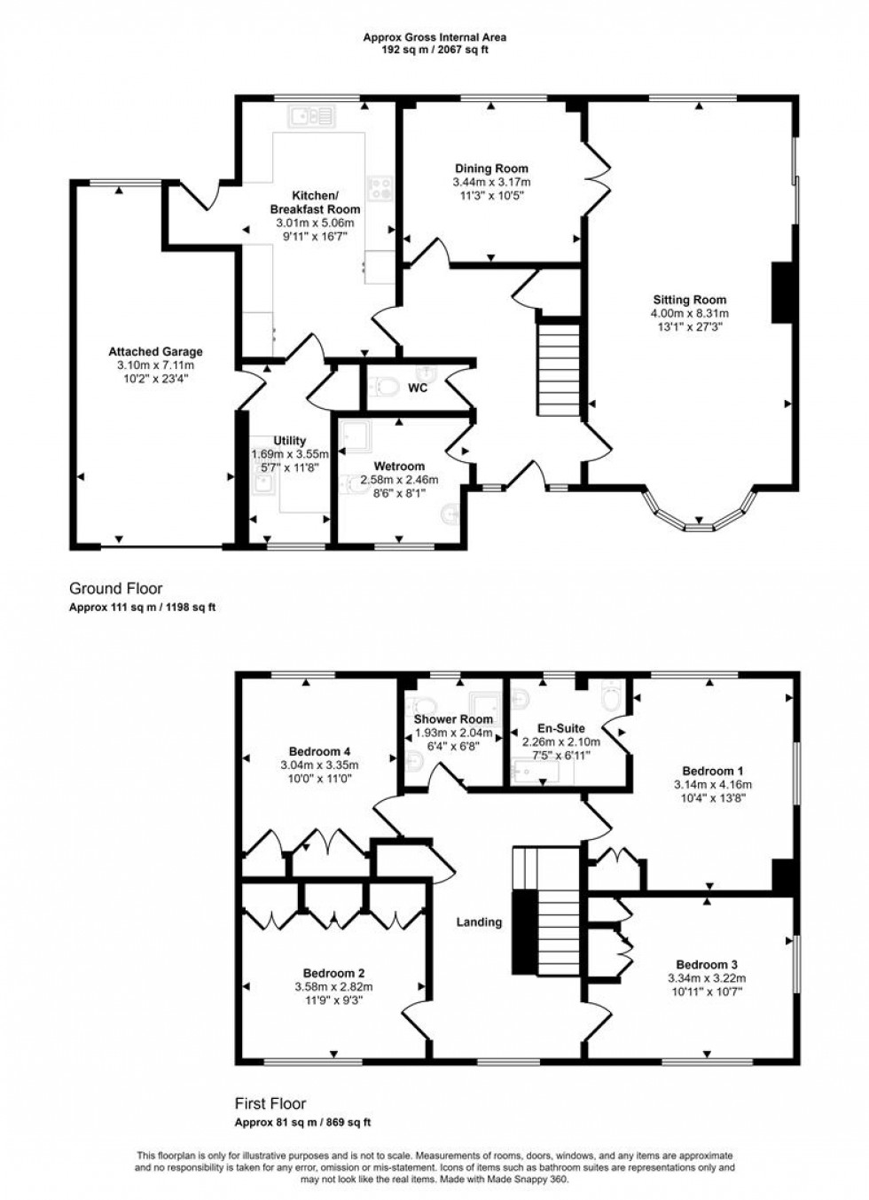 Floorplan for Wavering Lane East, Gillingham