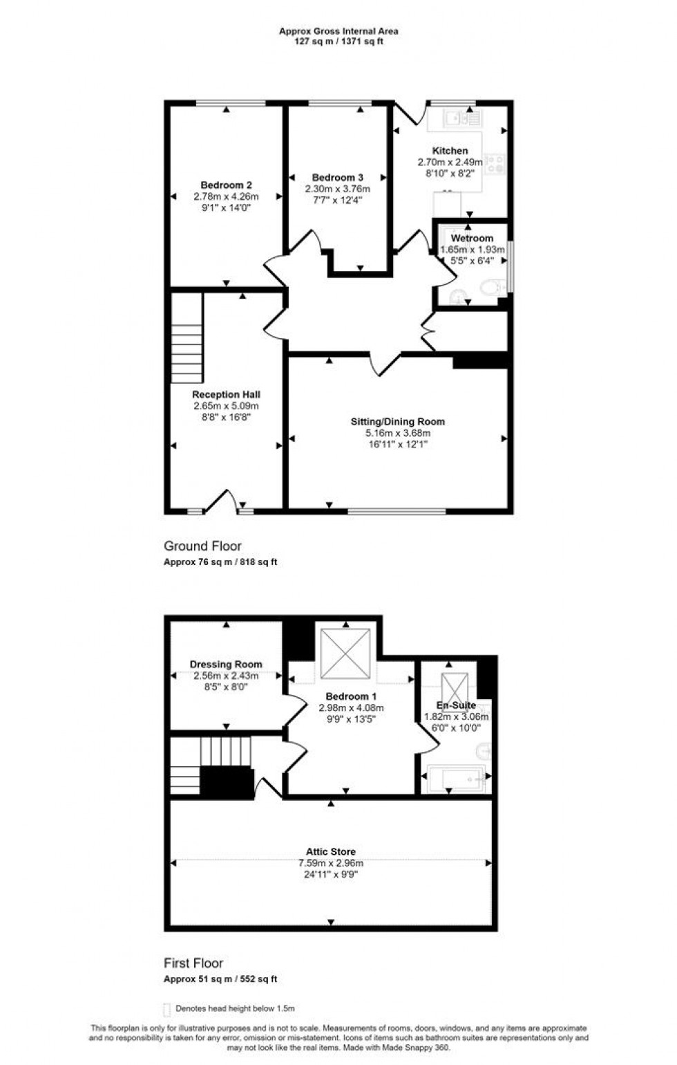 Floorplan for Yarn Barton, Templecombe