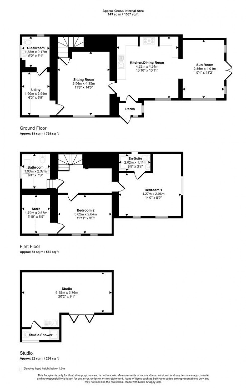 Floorplan for Sodom Lane, Marnhull, Sturminster Newton