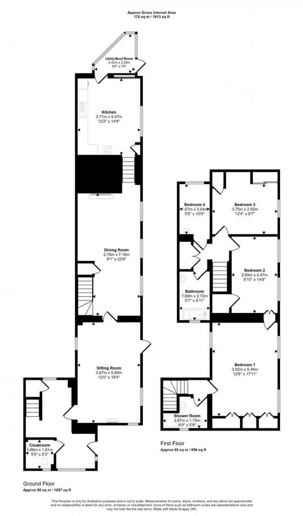 Floorplan for Cucklington, Wincanton