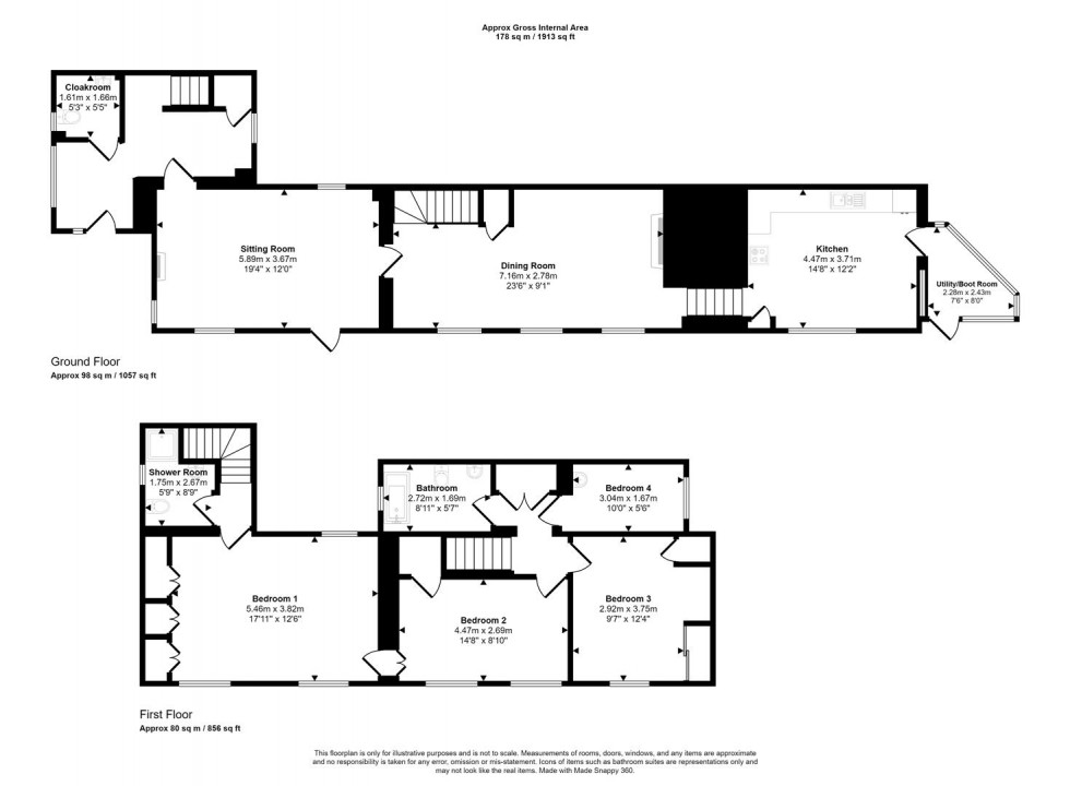 Floorplan for Cucklington, Wincanton