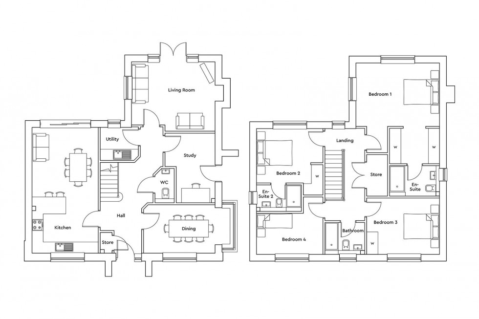 Floorplan for Shillingstone Lane, Okeford Fitzpaine, Blandford Forum