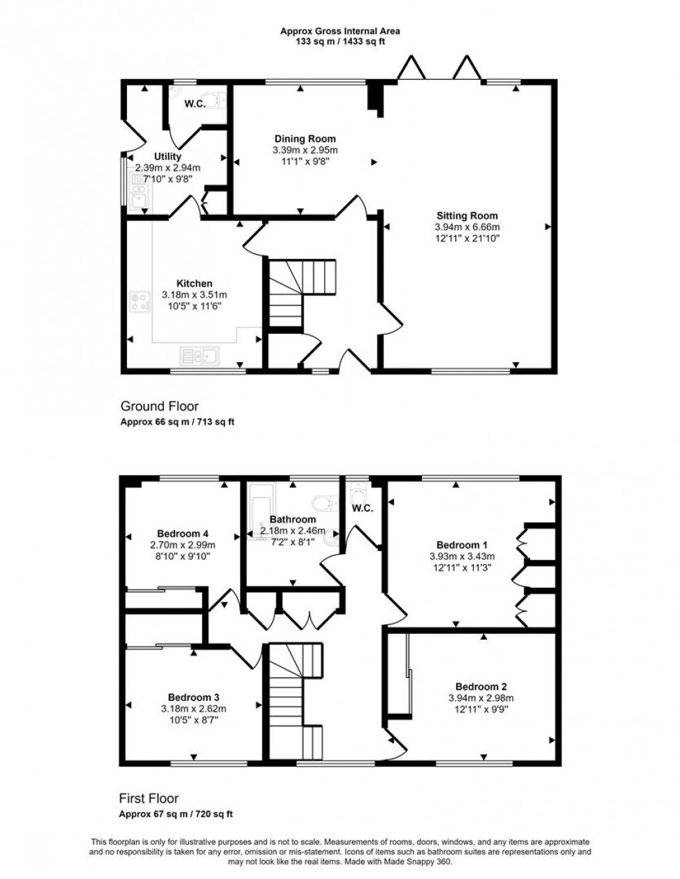 Floorplan for Horsington, Templecombe