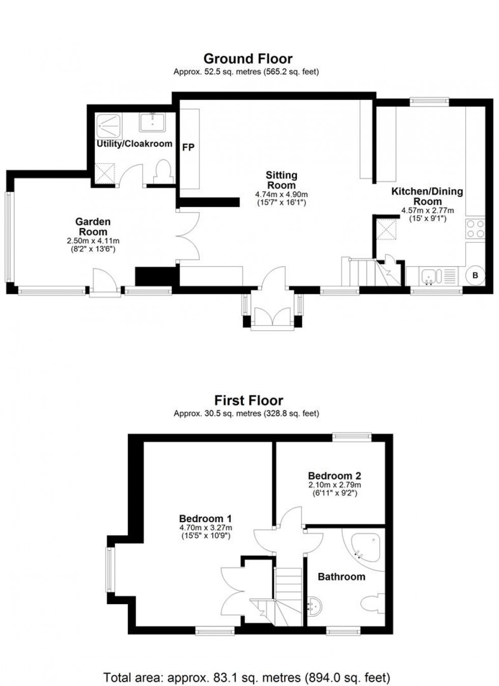 Floorplan for Ring Street, Stalbridge, Sturminster Newton