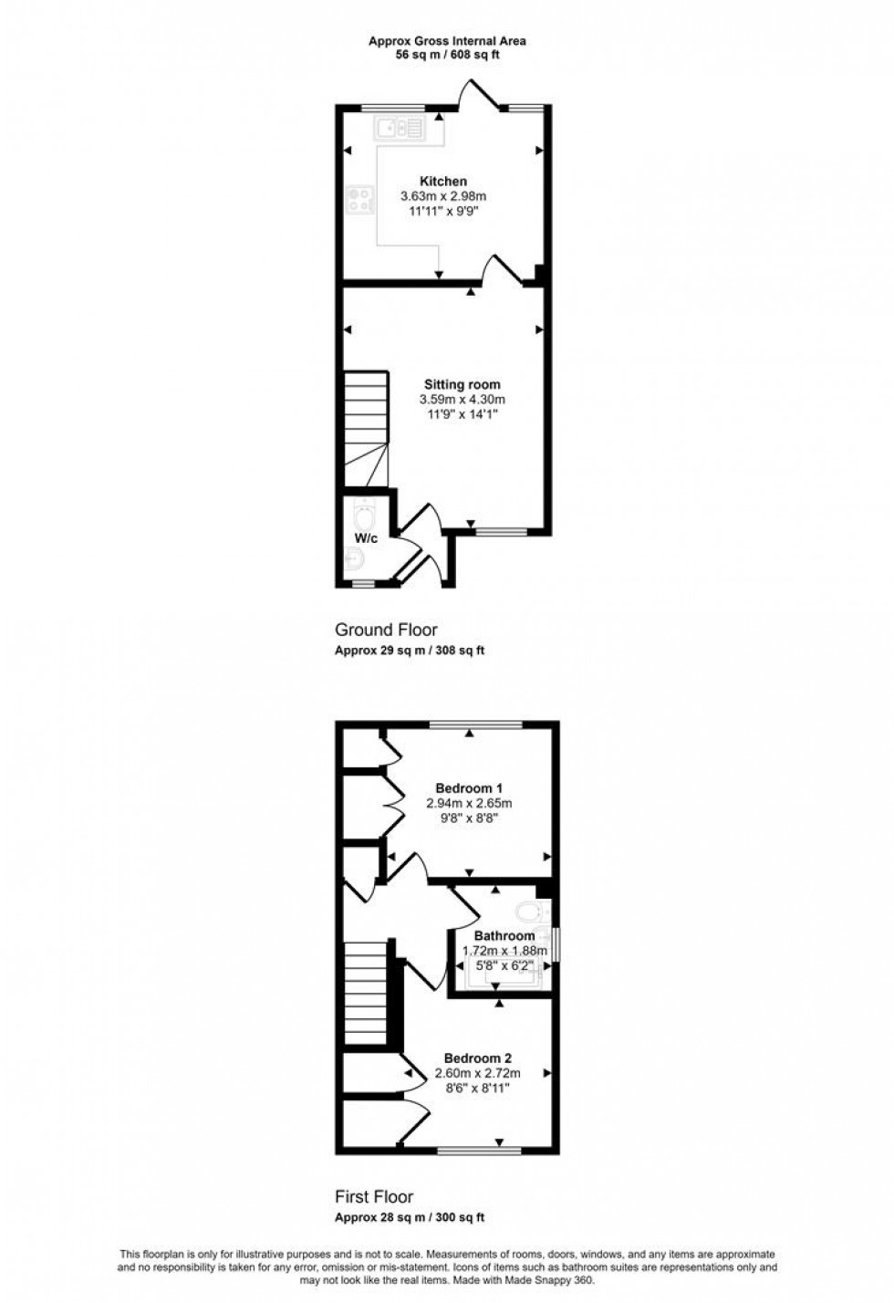 Floorplan for Pimpernel Court, Gillingham