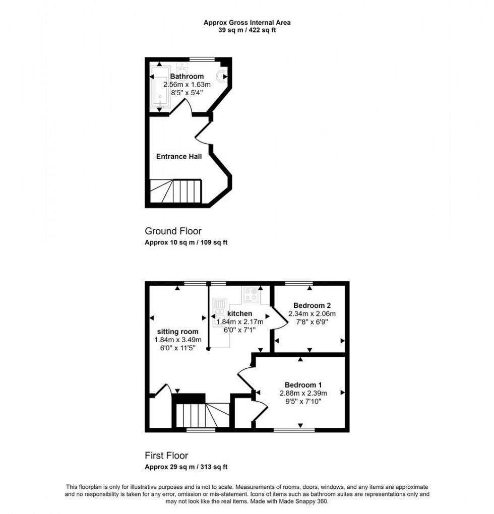 Floorplan for Regency Court, Gillingham