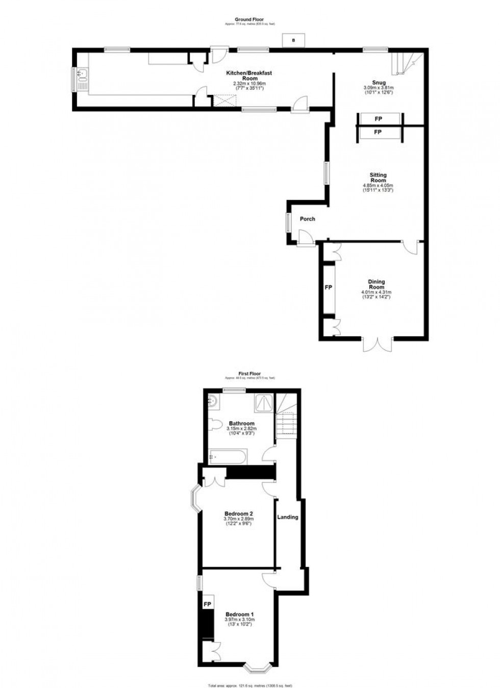 Floorplan for Thornhill, Stalbridge Sturminster Newton