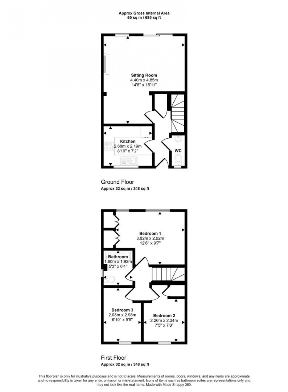 Floorplan for Caddy Lane, Mere