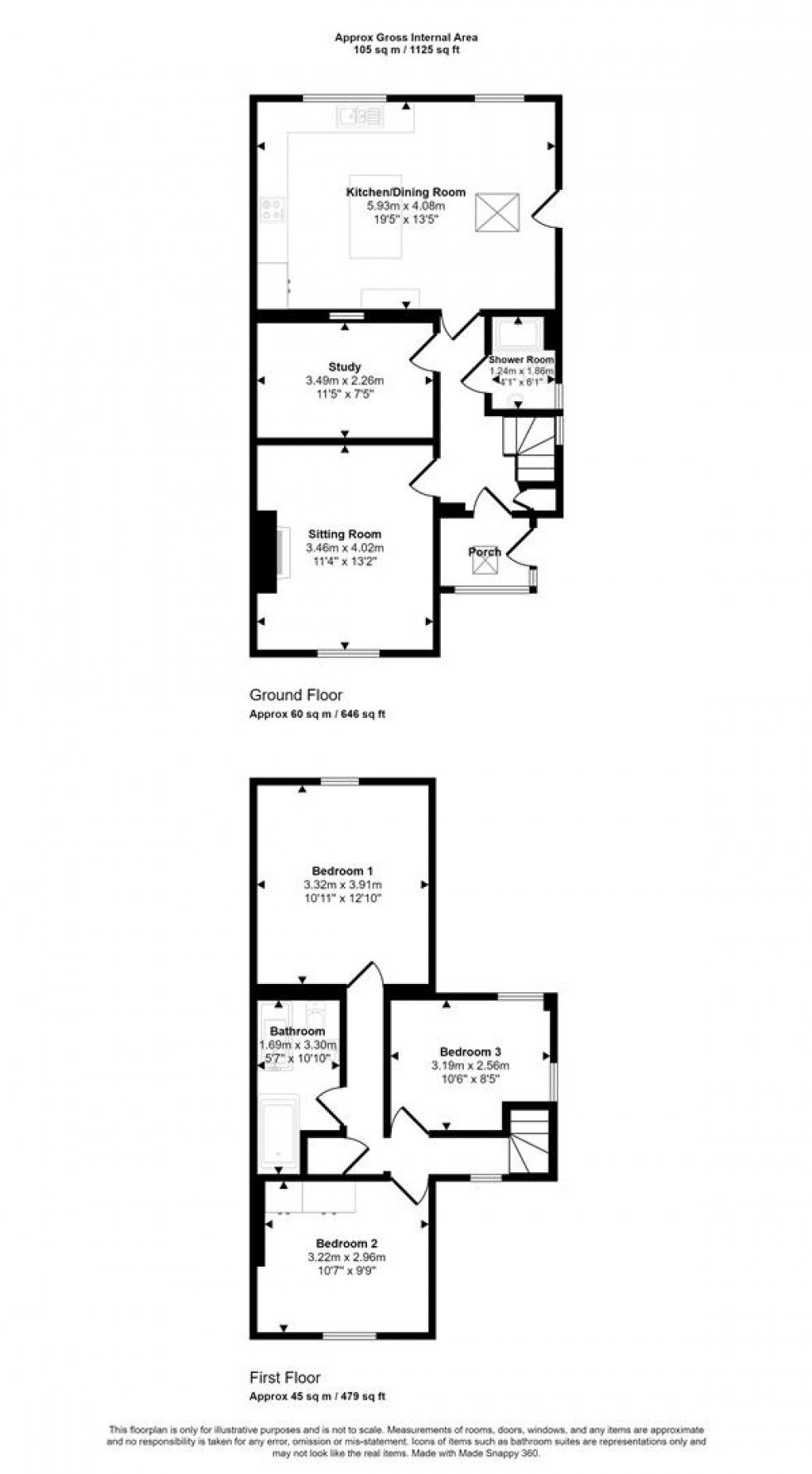 Floorplan for East Pennard, Shepton Mallet