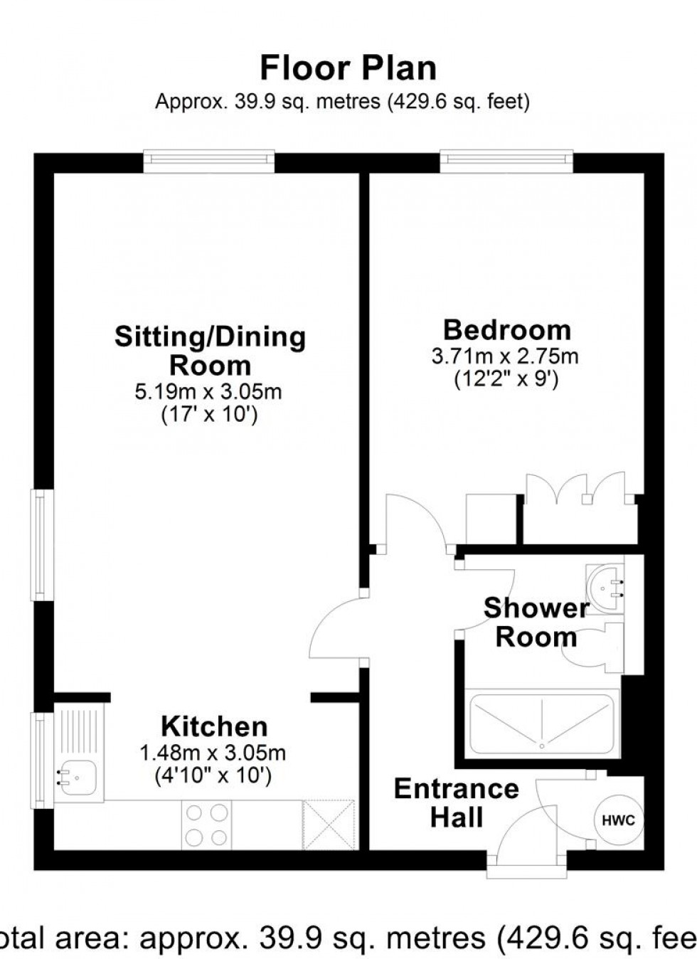 Floorplan for Bath Road, Sturminster Newton