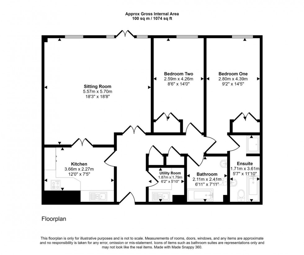 Floorplan for Motcombe