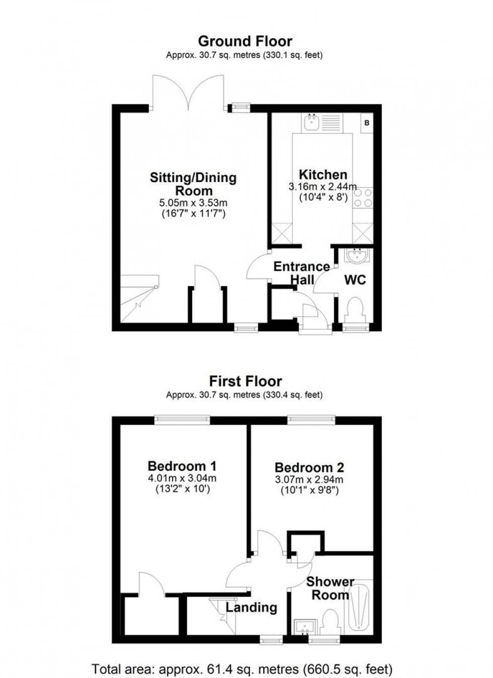 Floorplan for Station Road, Sturminster Newton