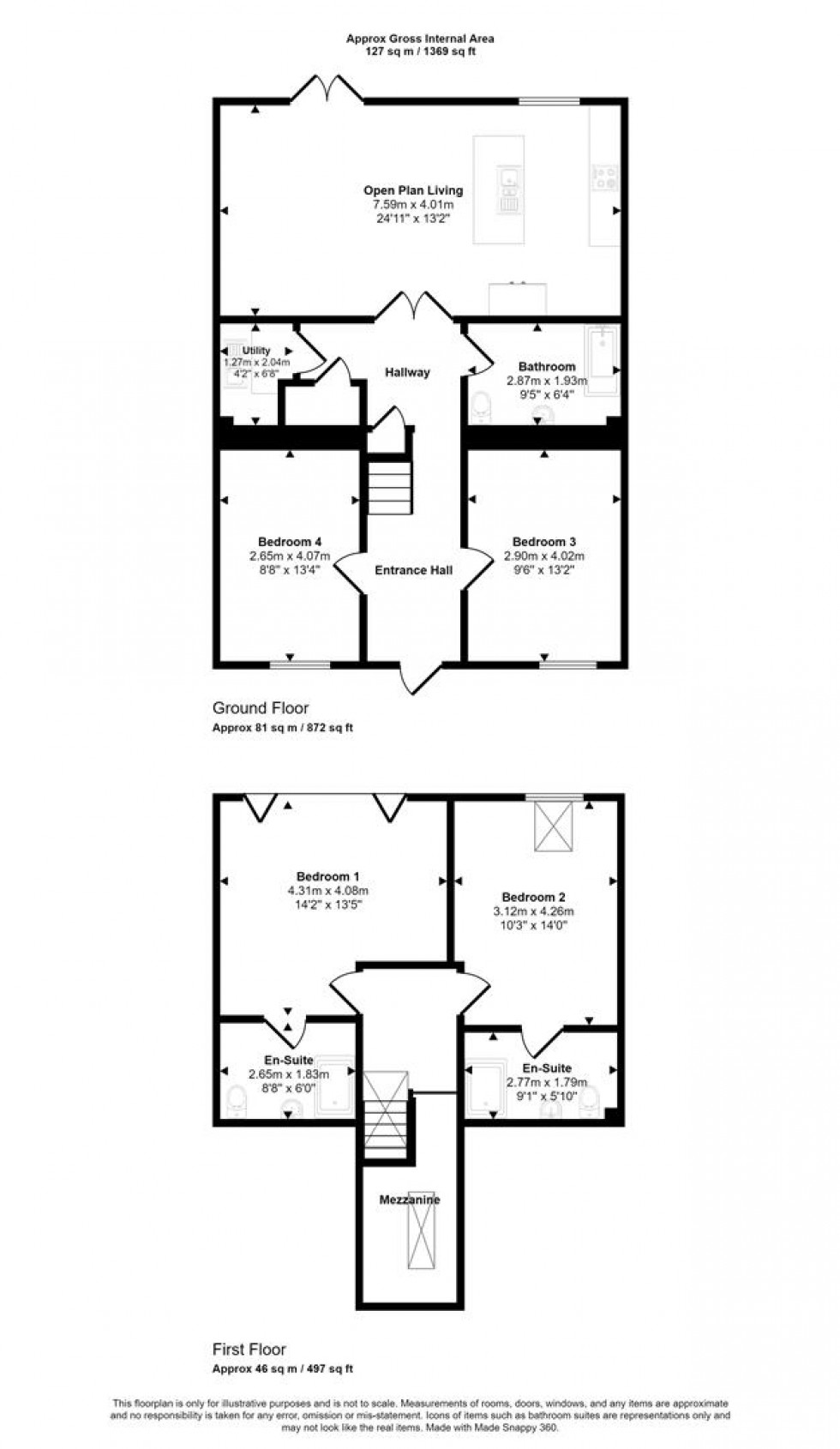 Floorplan for Plumber Farm, Plumber, Sturminster Newton