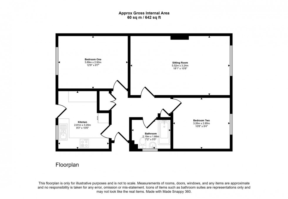 Floorplan for Broad Acres, Gillingham