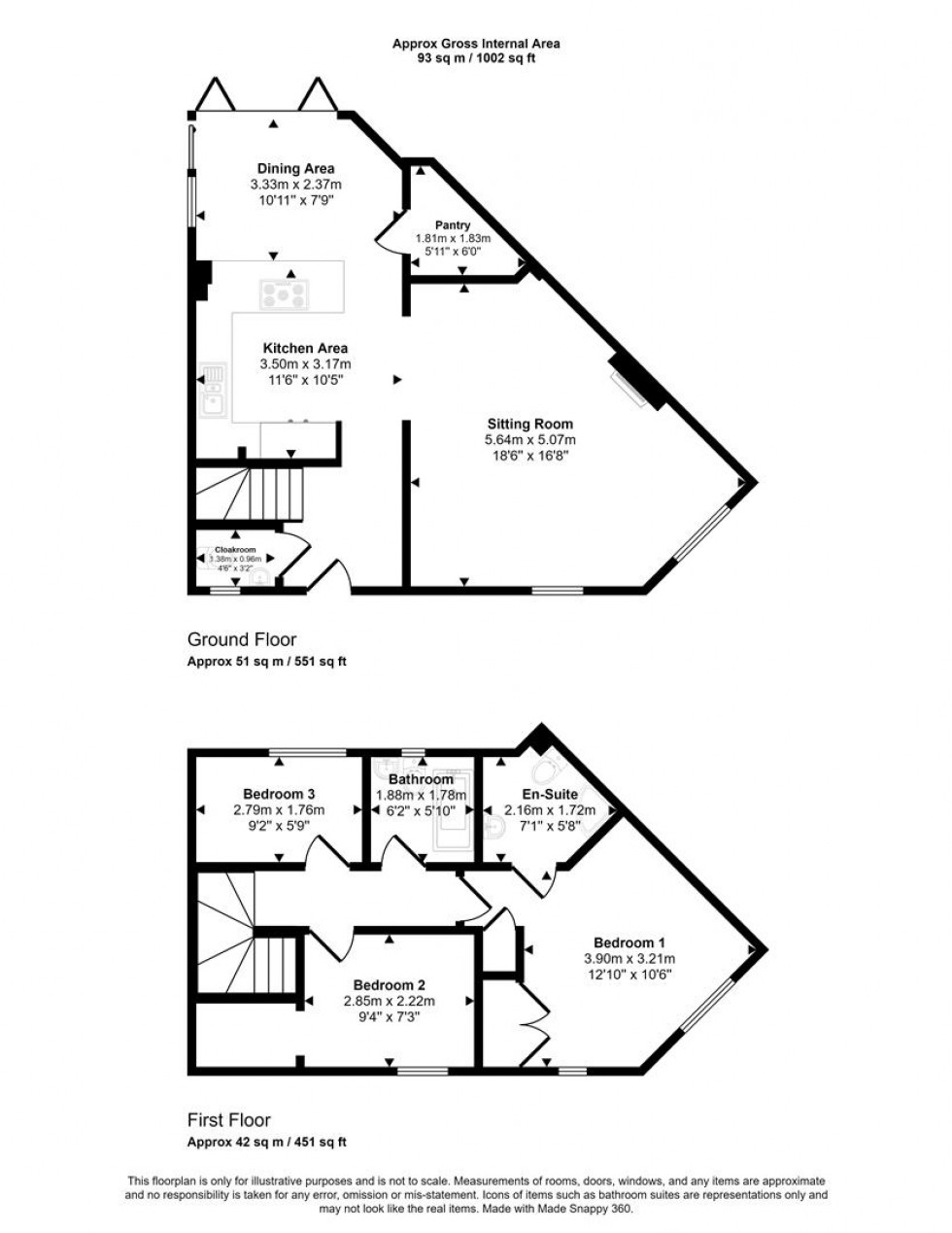 Floorplan for Melchester Close, Gillingham