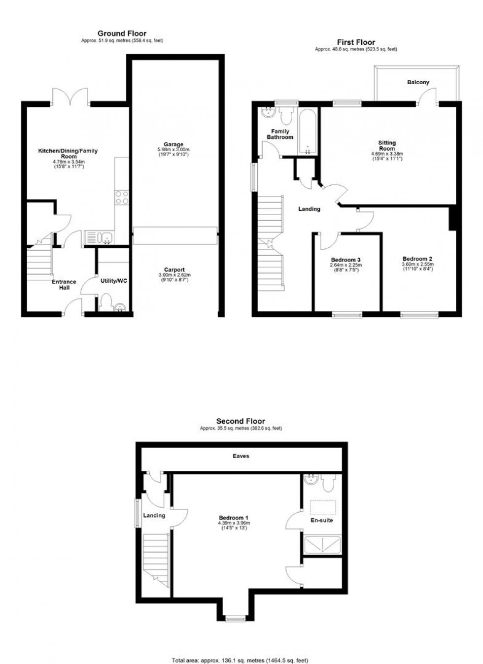 Floorplan for The Gavel, Sturminster Newton