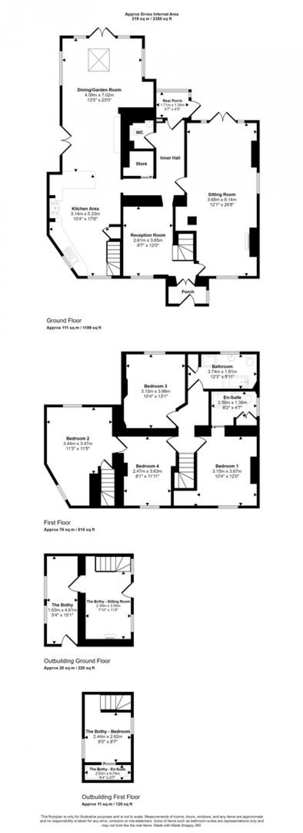 Floorplan for Mill Lane, Mere