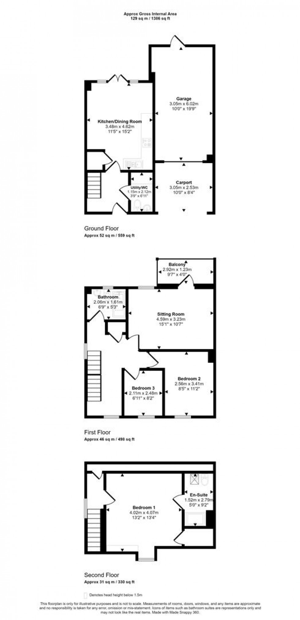 Floorplan for The Gavel, Sturminster Newton