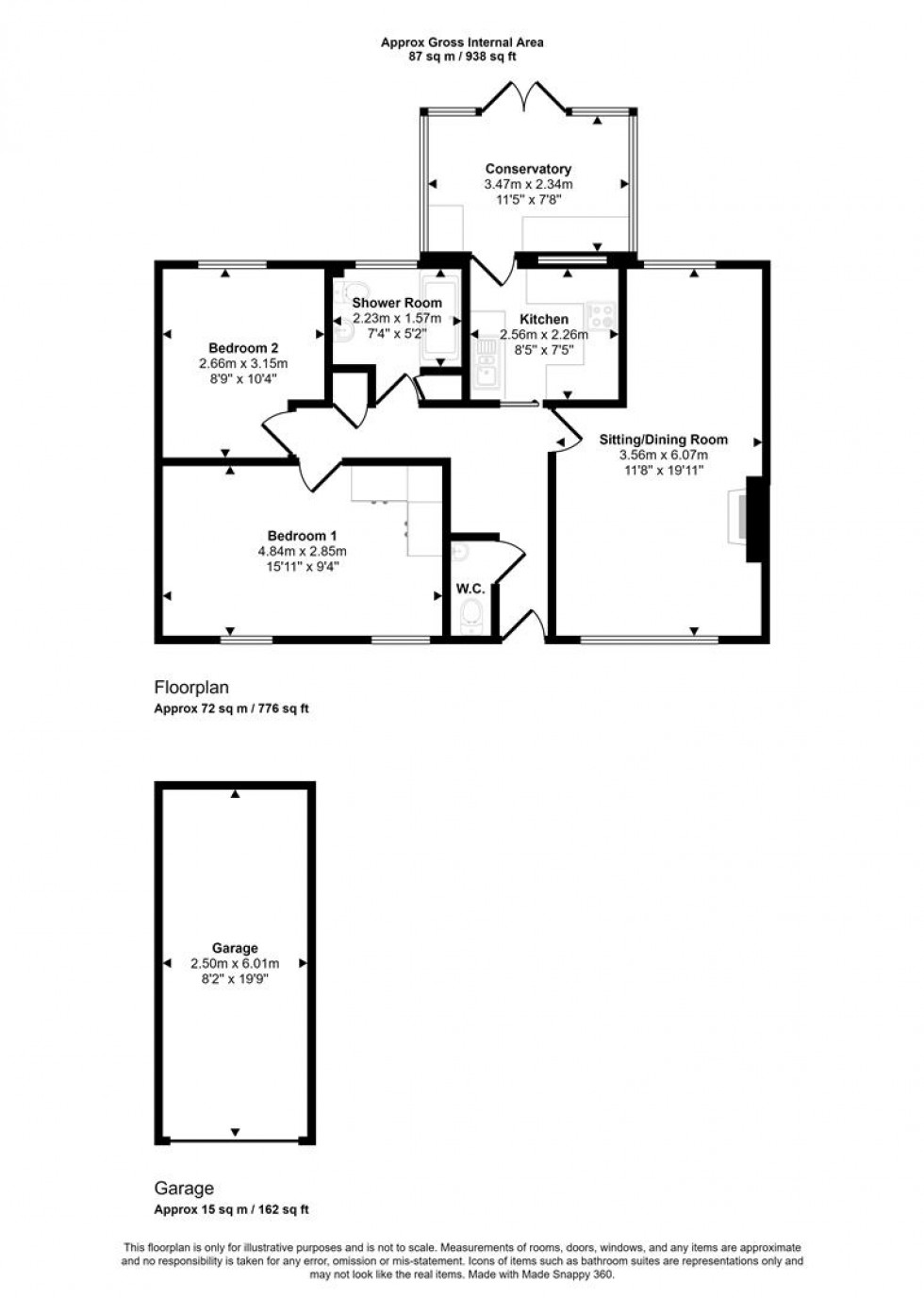 Floorplan for Stileham Bank, Milborne St. Andrew