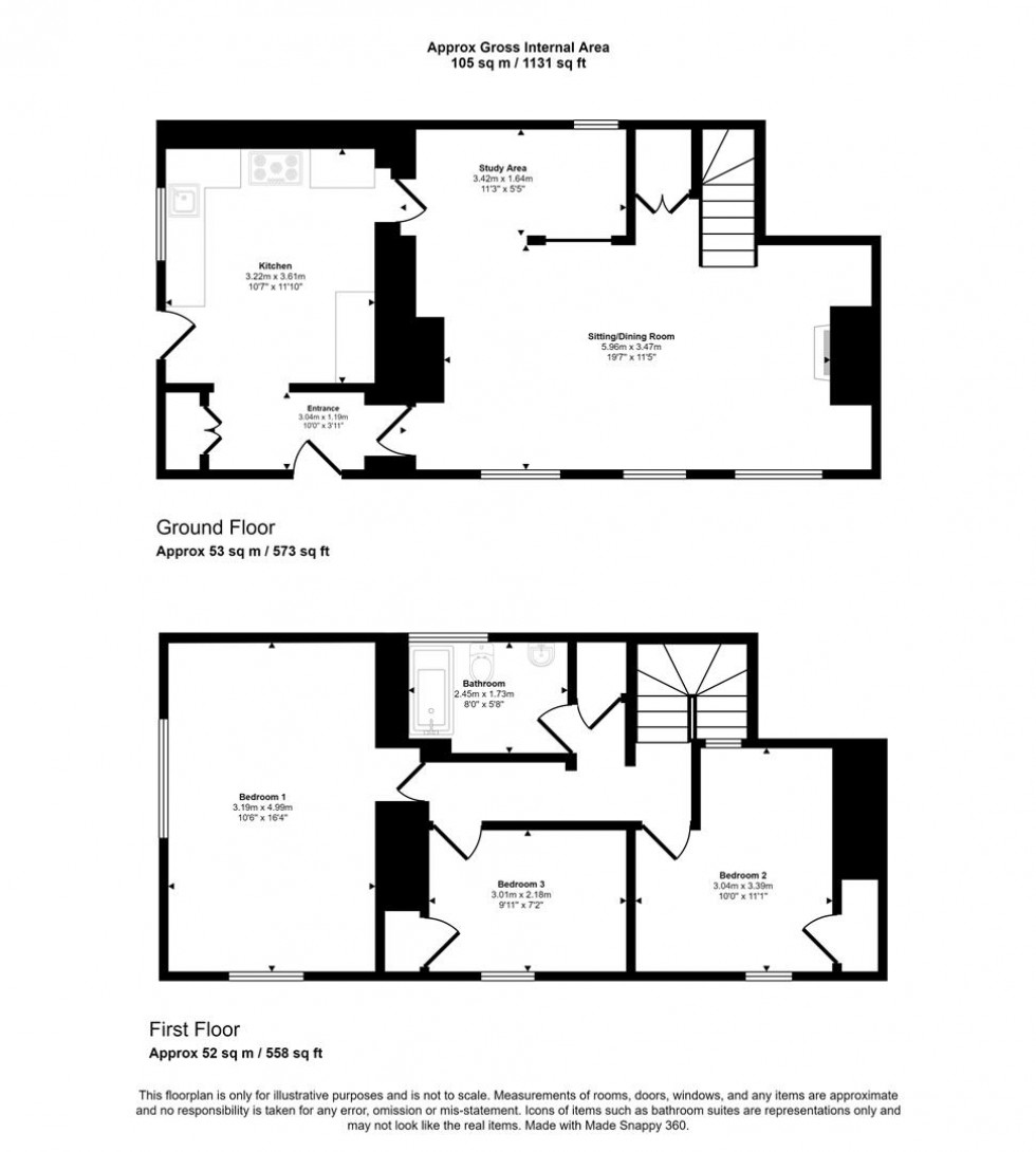 Floorplan for North Street, Milborne Port, Sherborne