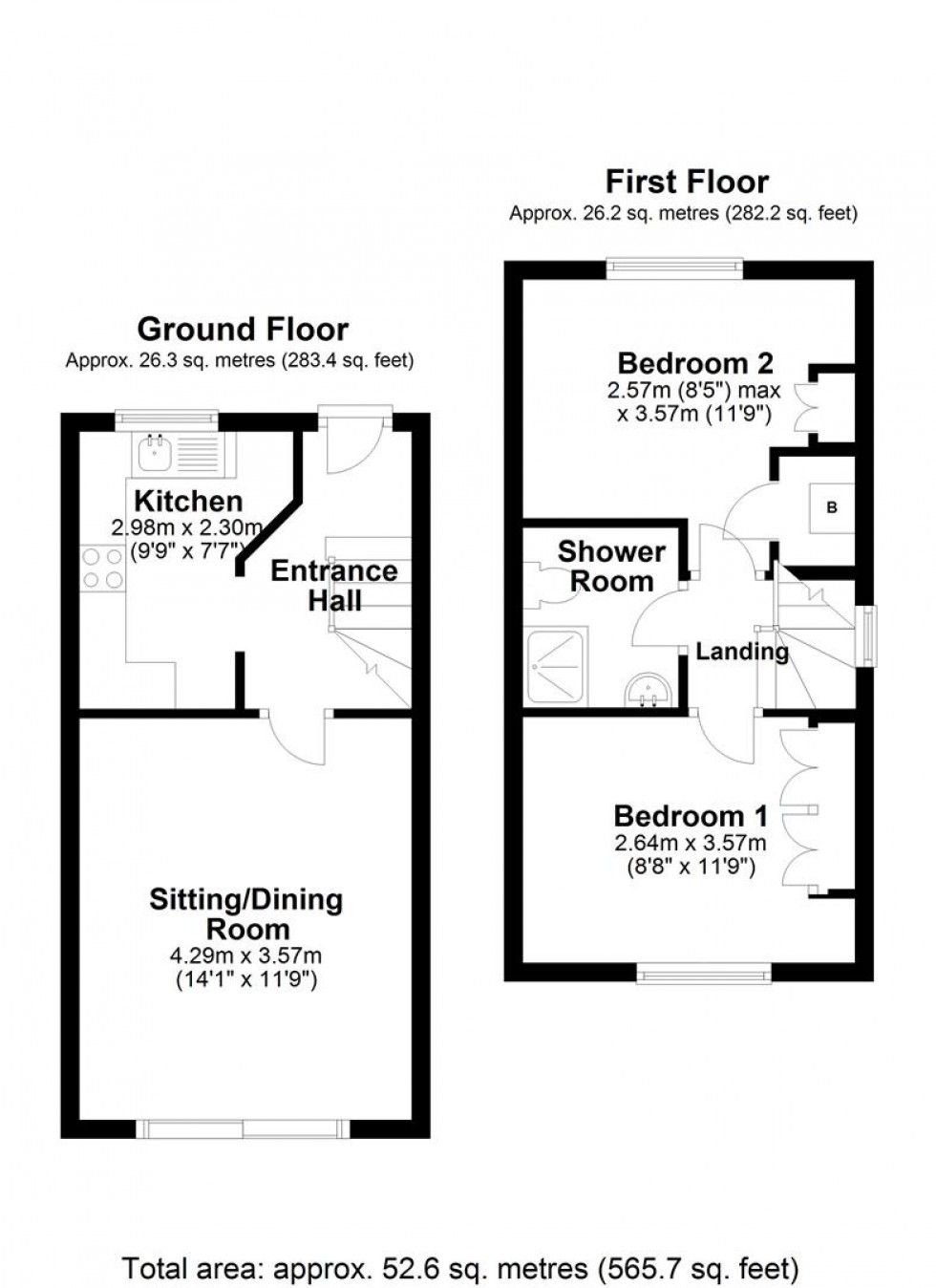 Floorplan for Plantagenet Way, Gillingham