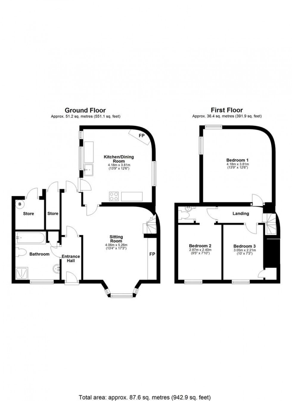 Floorplan for Gold Street, Stalbridge, Sturminster Newton