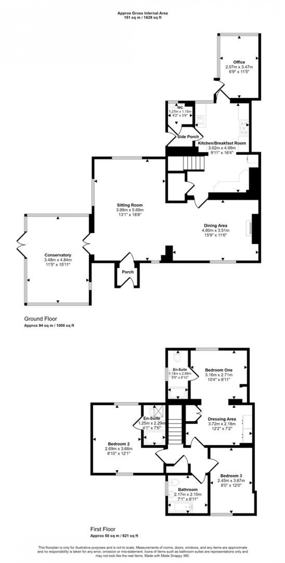 Floorplan for The Street, Motcombe, Shaftesbury