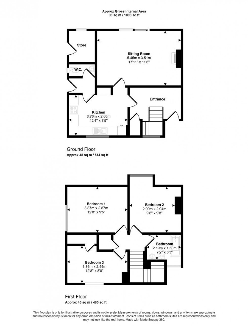 Floorplan for Coppern Way, Stalbridge, Sturminster Newton