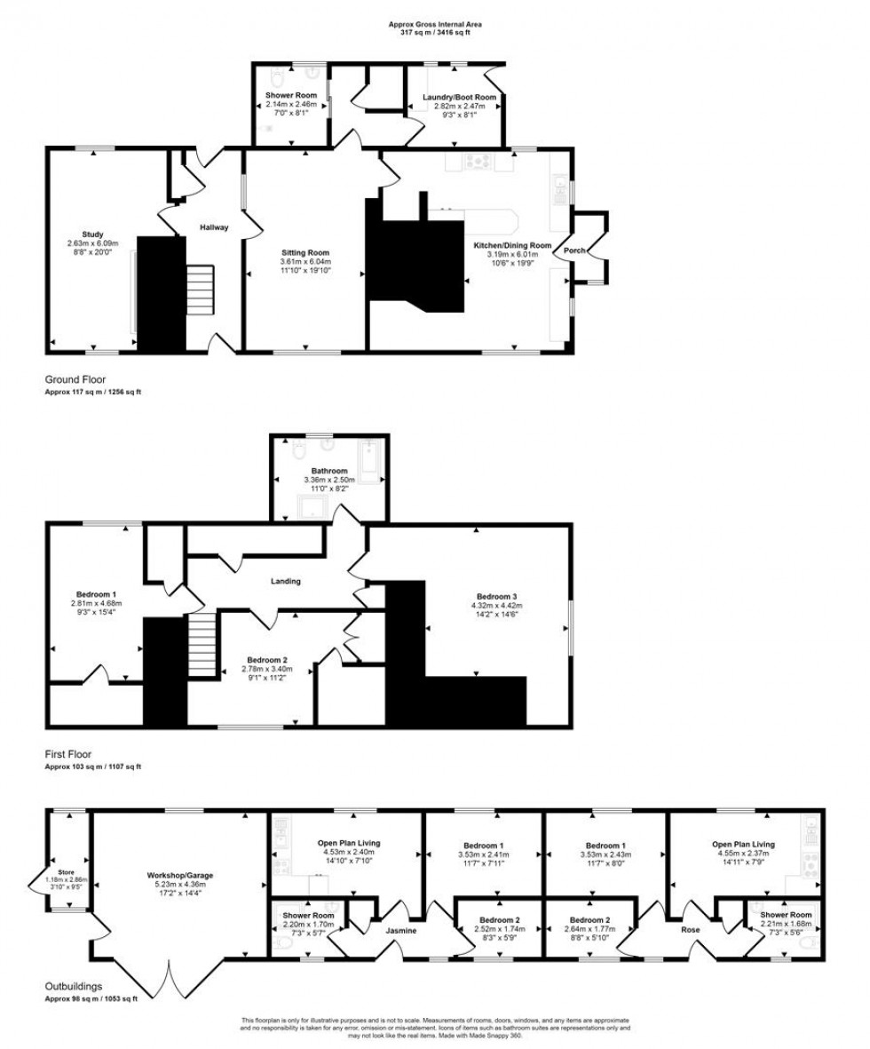 Floorplan for Newton, Sturminster Newton