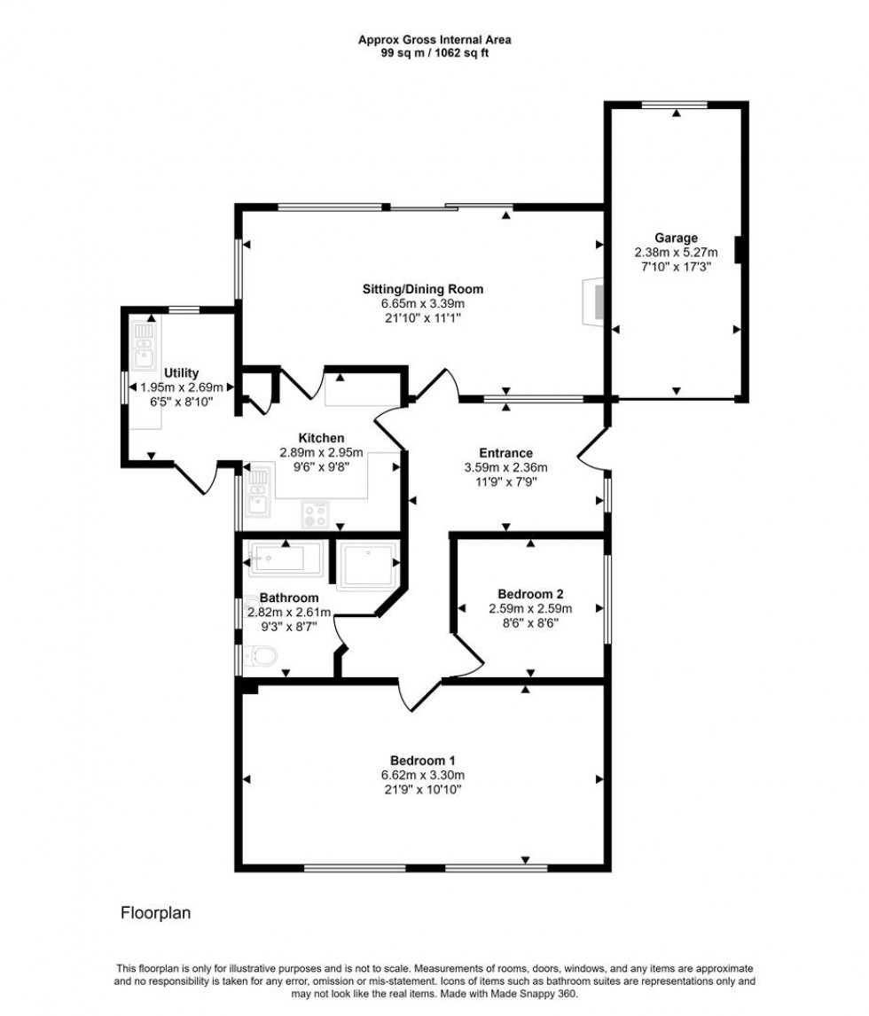 Floorplan for Lovells Mead, Marnhull