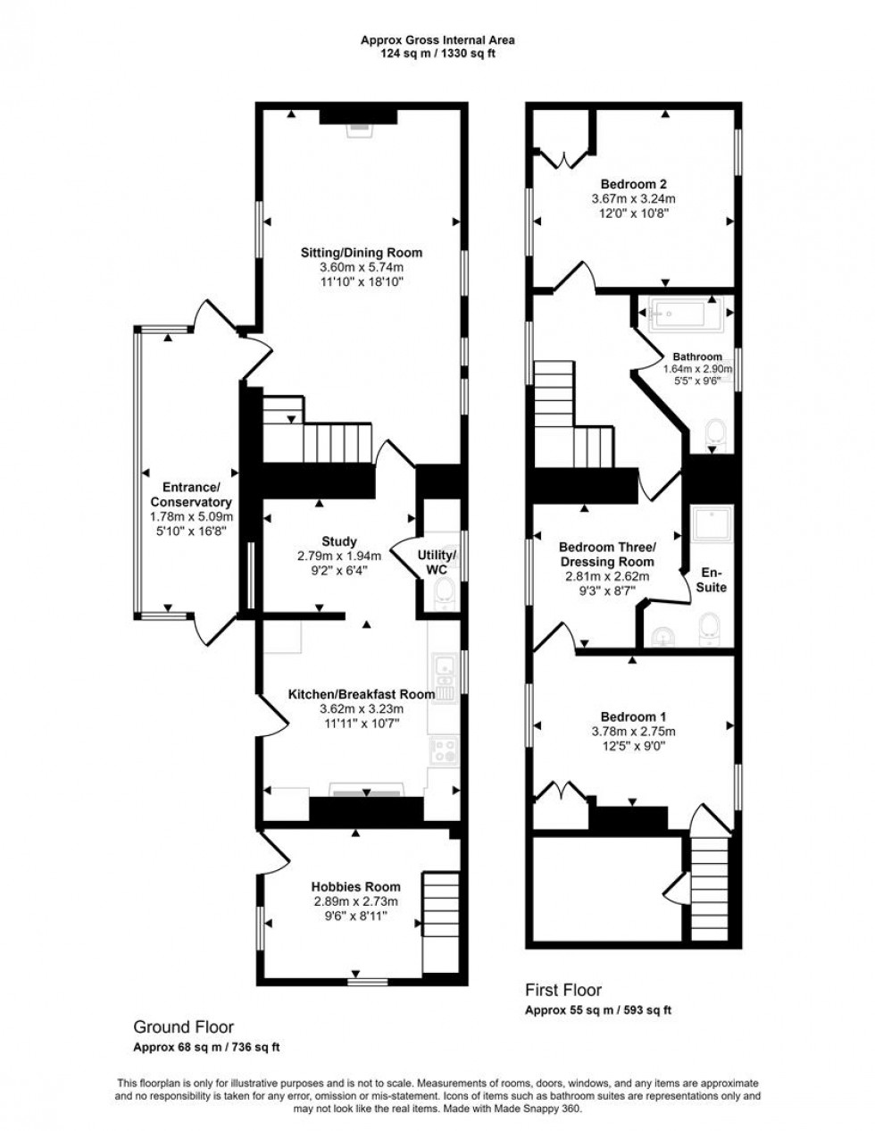 Floorplan for Mill Lane, Marnhull