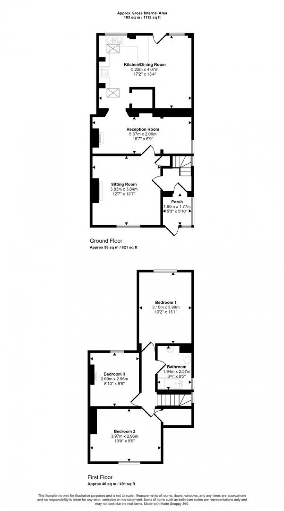 Floorplan for Pound Road, Thornford, Sherborne