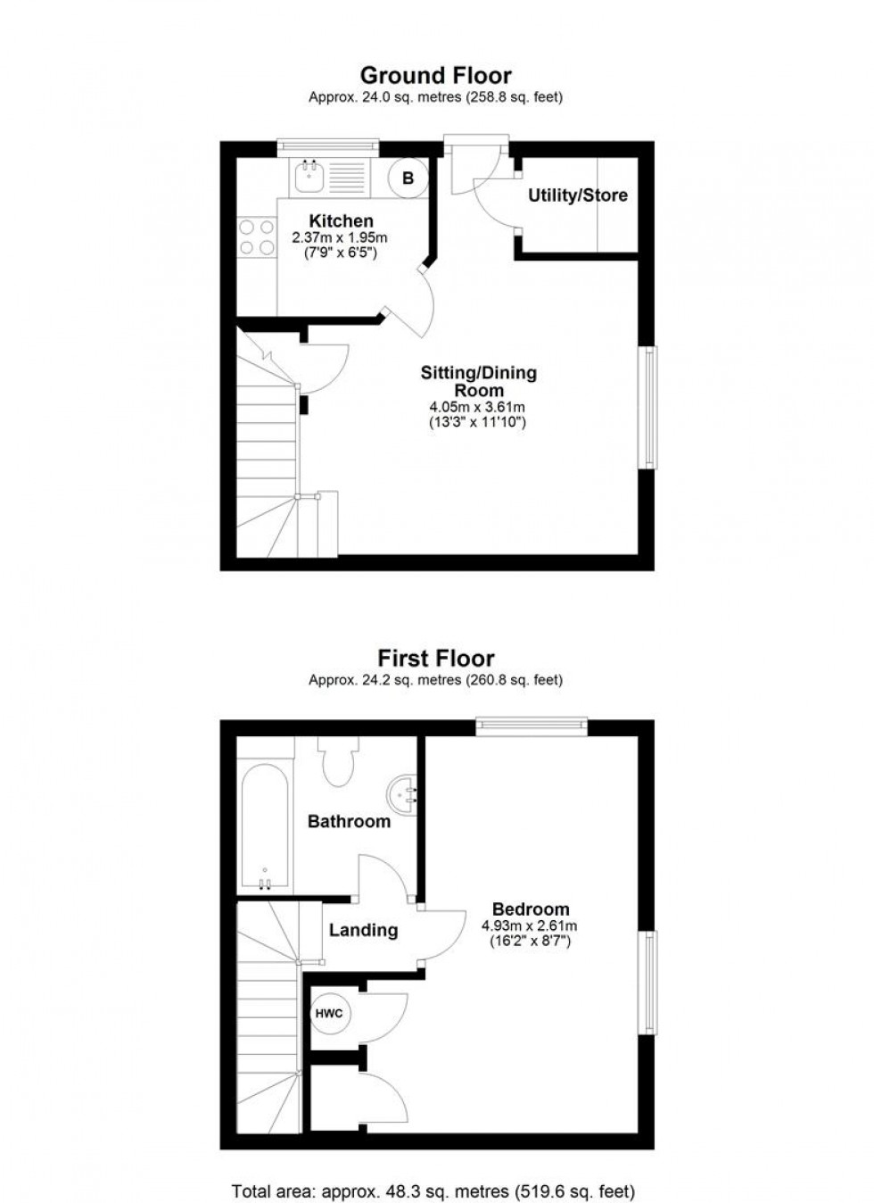 Floorplan for King John Road, Gillingham