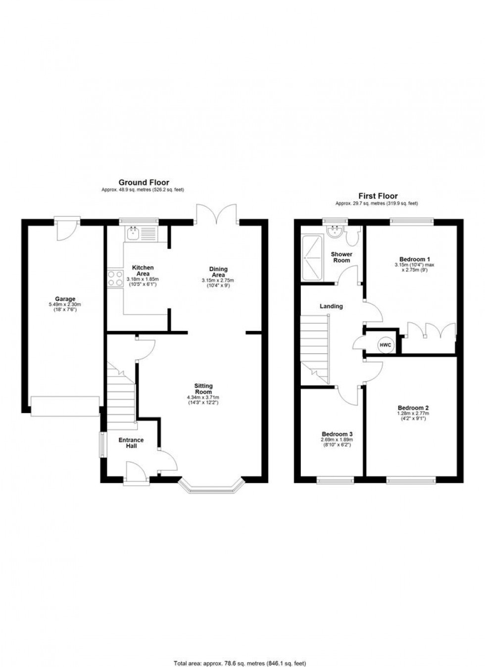 Floorplan for Townsend Green, Henstridge, TEMPLECOMBE