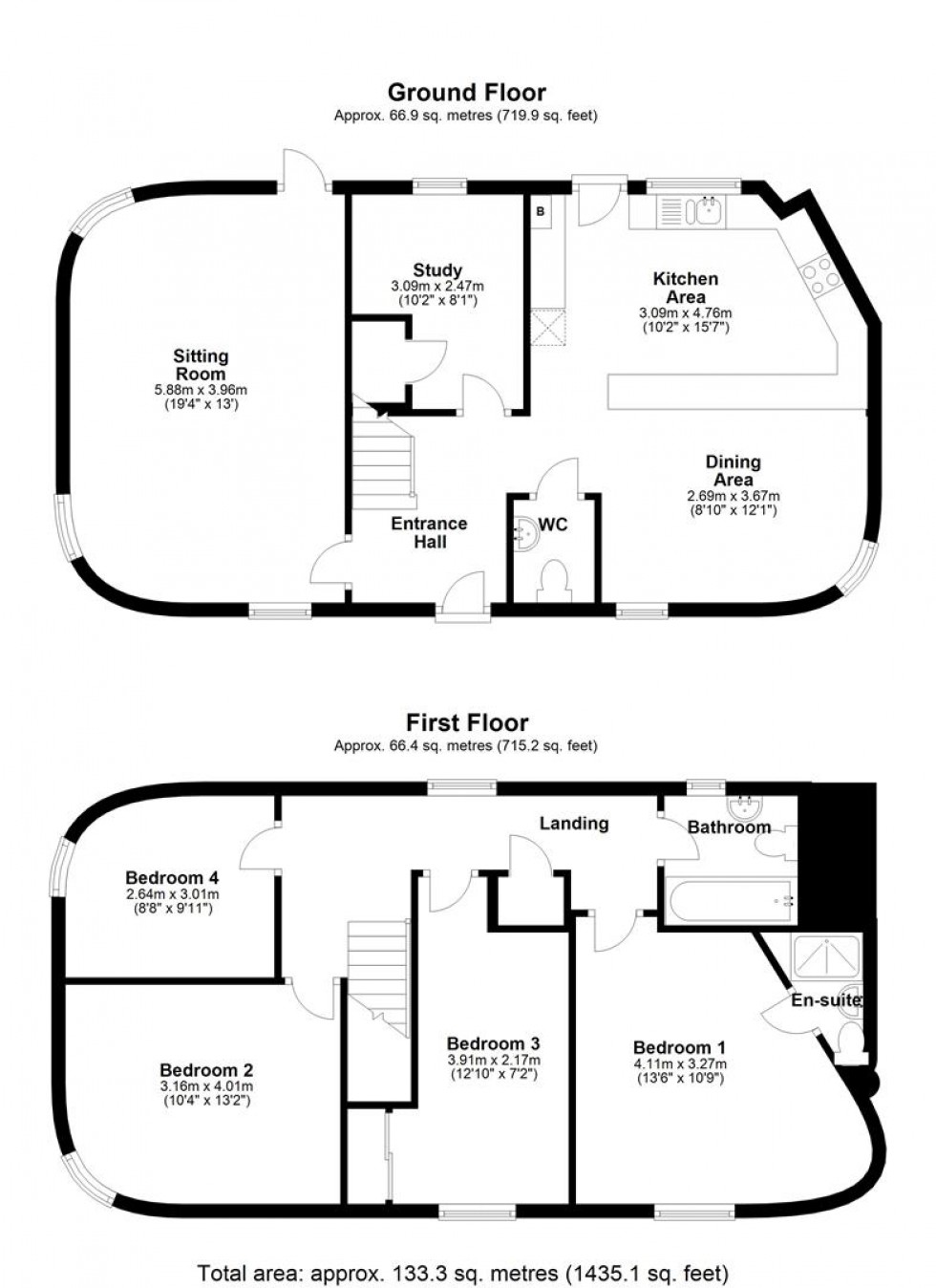 Floorplan for Drovers, Sturminster Newton