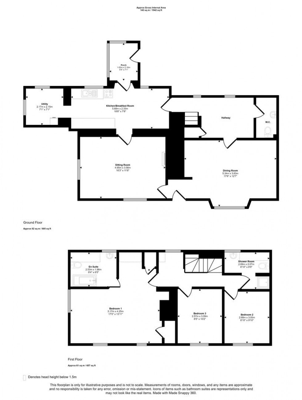 Floorplan for Hammond Street, Mappowder